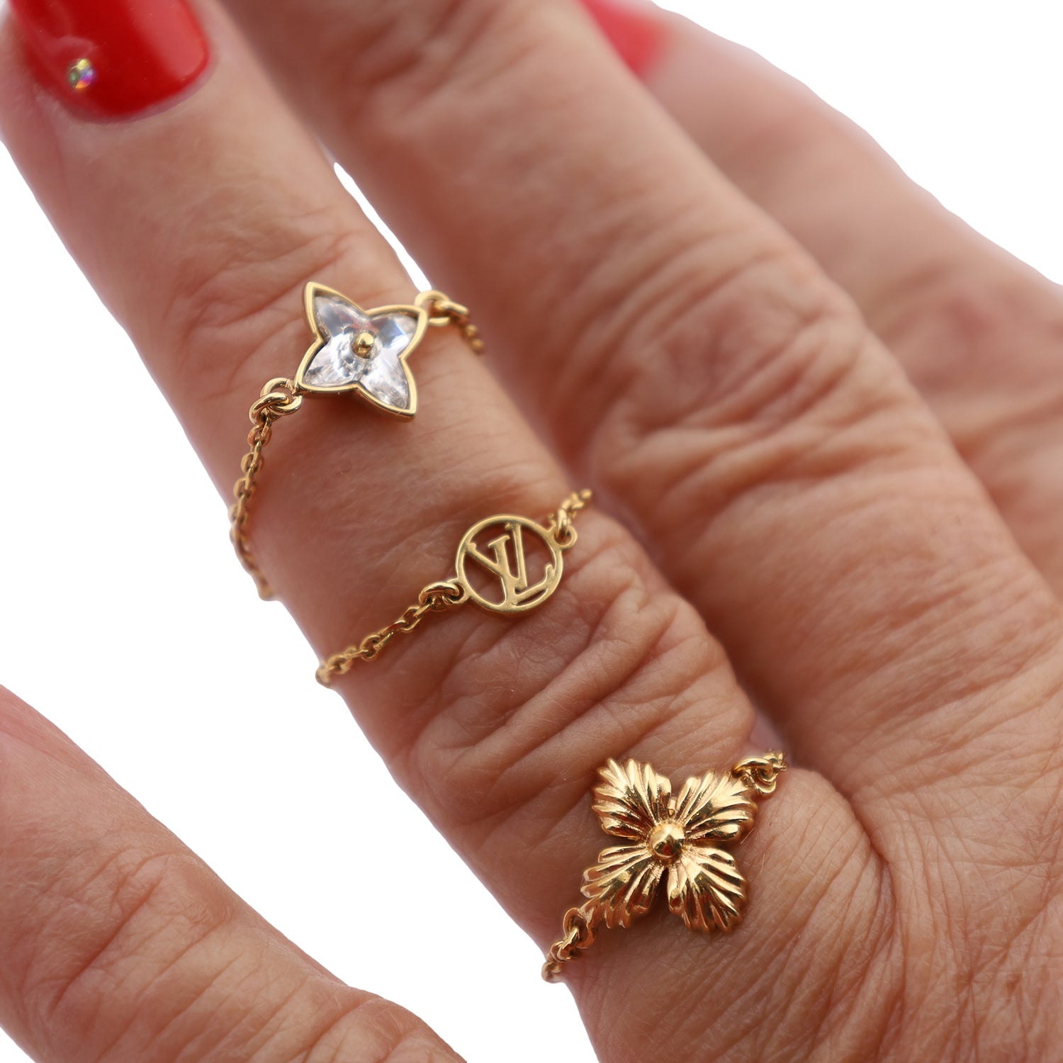 Buy Fashion Frill Stylish Heart 999 Designs Gold Plated Ring Set For Girls  Women Rings Combo Jewellery Pack of 6 Online at Best Prices in India -  JioMart.